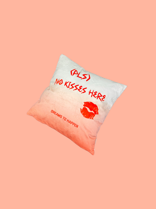 PLS NO KISSES HERE PILLOW 1/66
